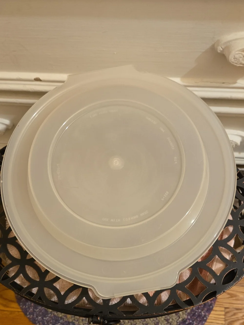 Vintage Corning Ware Pie Plate With Carrier Cornflower Pattern